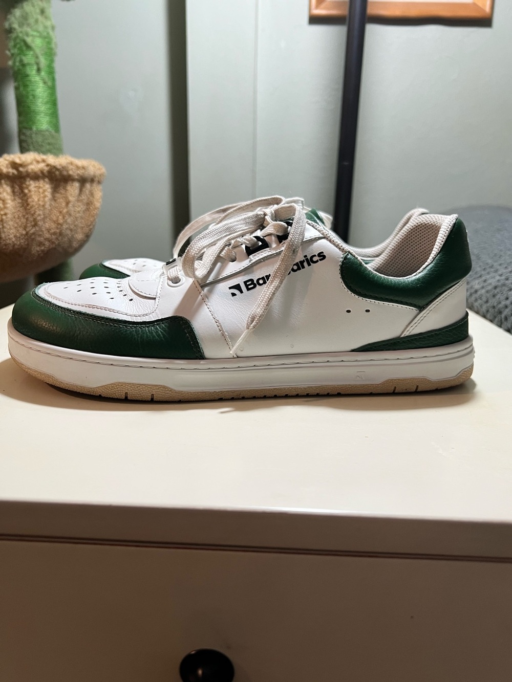 Barebarics Wave barefoot sneakers in a white green colorway.. Mens 8 women 9.5 - Picture 3 of 10